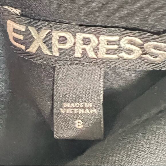 Express black straight business casual pencil skirt size 8 B121 - Picture 2 of 4